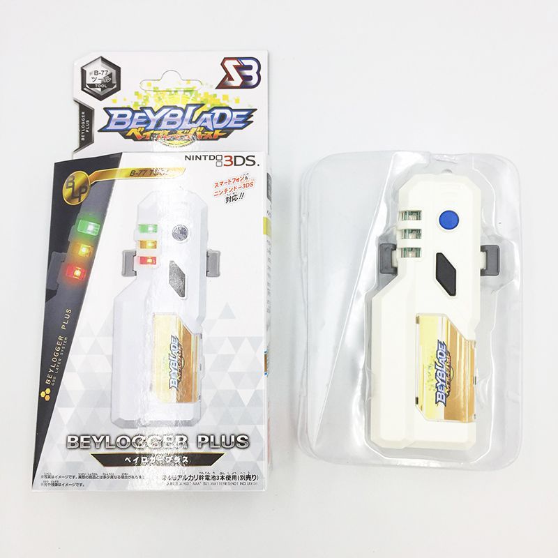 Beyblade B-77 Beylogger Plus bb87484 Launcher LED Music Grip Handle Gyroscope