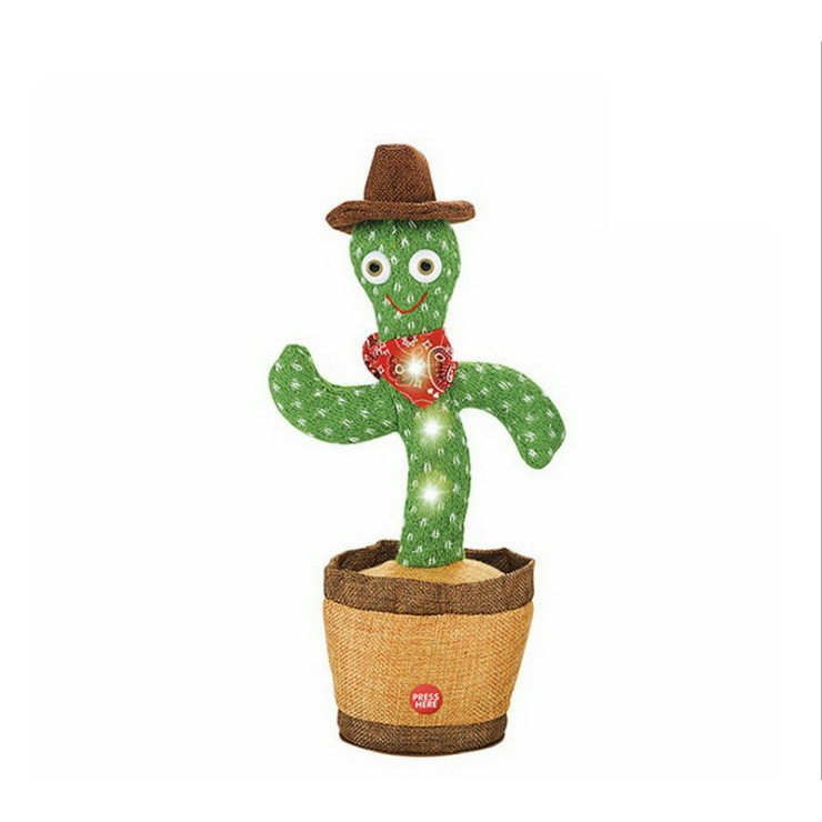 singing dancing cactus boneka kaktus joget