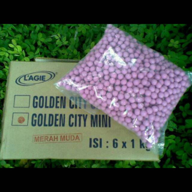 

Golden City Mini Pink 500gram