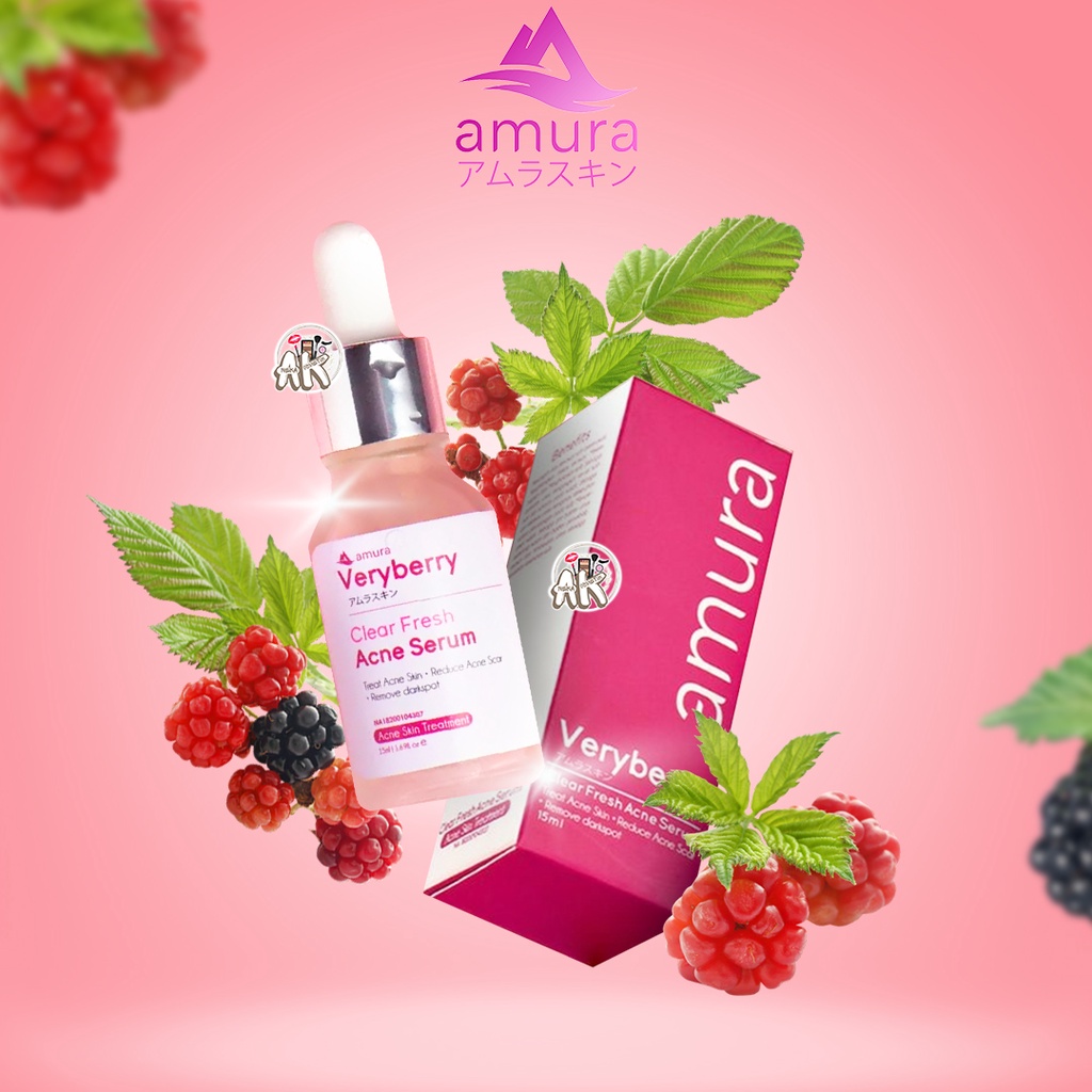 AMURA SERUM VERYBERRY FOR ACNE / JERAWAT