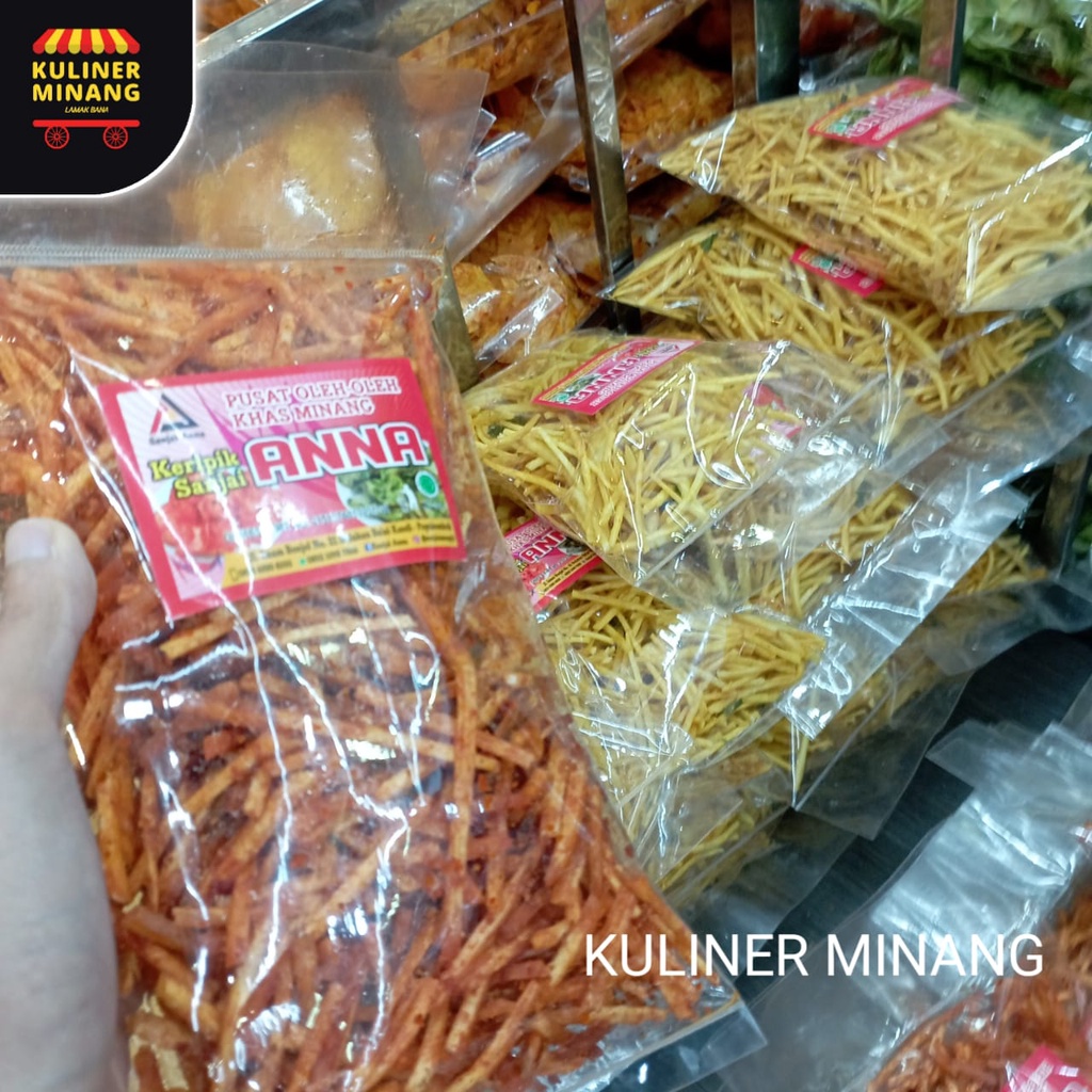 

Sanjai Lidi Balado Kunyit Bumbu Jagung Anna Oleh Oleh Cemilan Payakumbuh Padang Khas Pariaman Jajanan Snack Kuliner Minang Kabau AX00