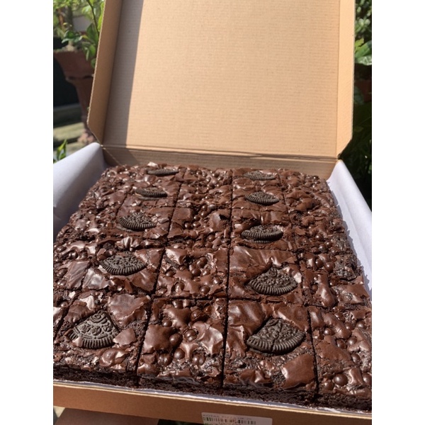 

Fudgy Brownies Kering