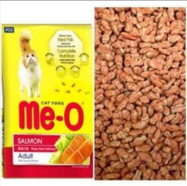 Makanan kucing kering meo salmon 1kg me-o salmon 1kg meo repack meosalmon repack catfood meo