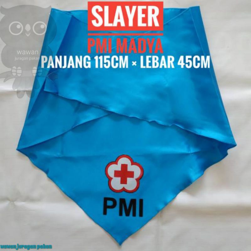 SYAL SLAYER SCRAFT ATRIBUT  SELENDANG PMI PMR MULA WIRA MADYA SD SMP SMA