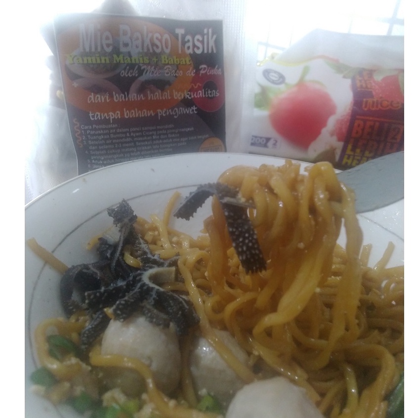 

Mie Bakso + Babat Pinka Frozen Khas Tasik - Bakmie Baso