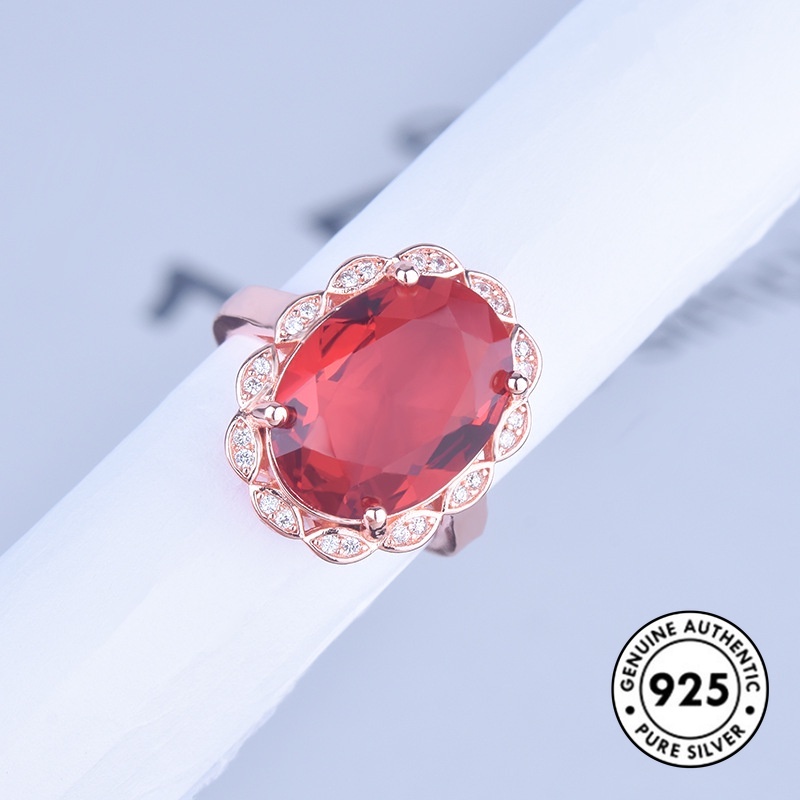 Cincin Sterling Silver 925 Warna Rose Gold Untuk Wanita