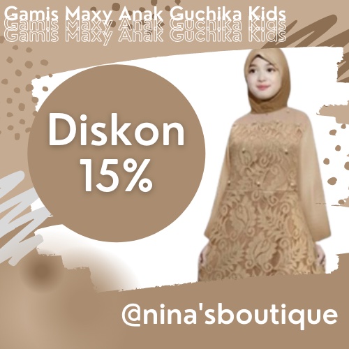 Gamis Anak Remaja Tanggung Usia 10 11 12 Tahun Terbaru 2022 Murah Berkualitas NNB's Mx Guchika Kids 