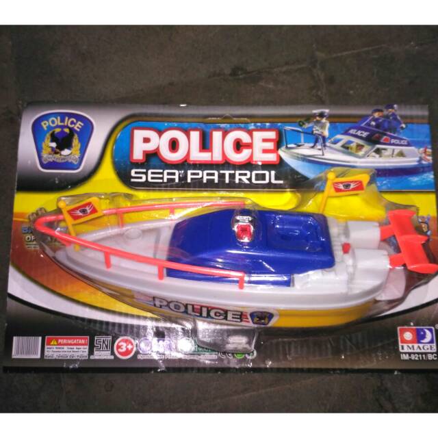 Mainan anak kapal polisi/kapal pesiar/kapal laut / mainan kapal