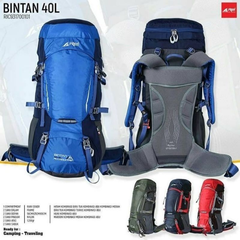 TAS GUNUNG / CARRIER AREI BINTAN 40+5 L ORIGINAL