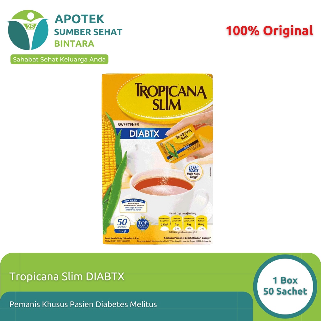 

Tropicana Slim DIABTX 1 box 50 Sachet