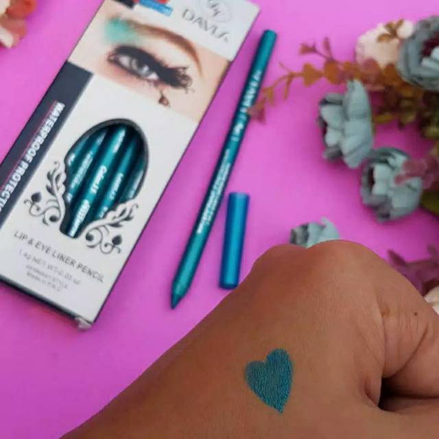 EYELINER DAVIS BIRU / PENSIL ALIS DAVIS CRAYON