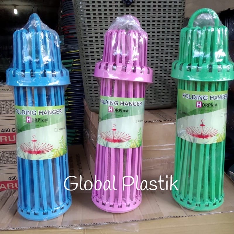 Folding Hanger 20 Stick // gantungan baju // hanger baju bayi // jemuran baju bayi murah