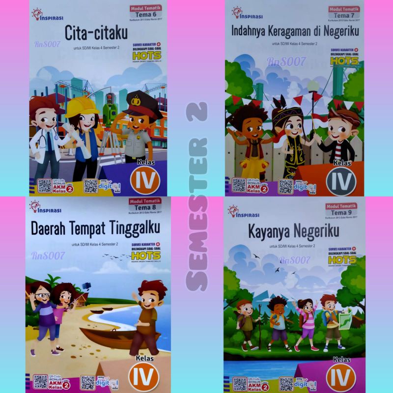 Inspirasi Tematik Kelas 4 SD/MI Semester 2 "WMG"