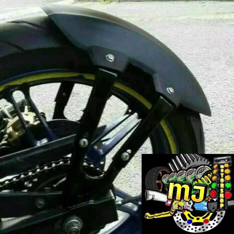 Mud Guard/Mudguar New Shark Power Universal R15,Cbr150r,Vixion,Xabre,Ninja,R25 &amp; Motor Lain Nya