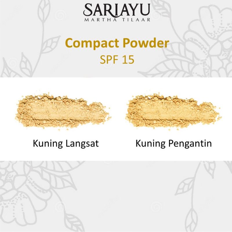 Sariayu Compact Powder SPF 15 | Bedak Padat