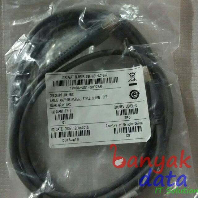 Kabel usb scanner barcode symbol Ls 2208