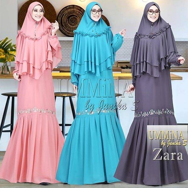 Zara Set Syari Original By Ummina