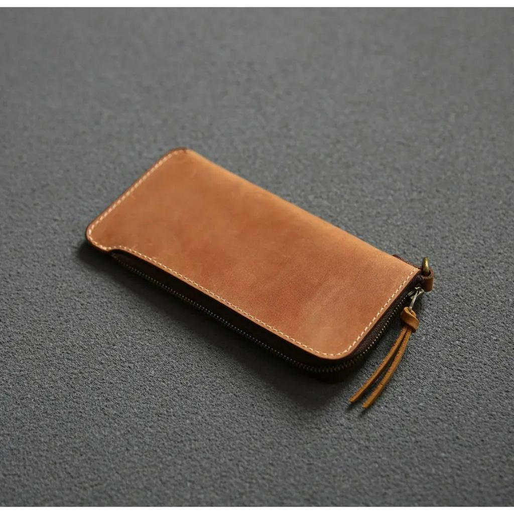 RK Clutch Wanita Kulit Sapi Asli - Dompet HP Wanita Asli Kulit Sapi - Dompet Kulit Wanita Asli