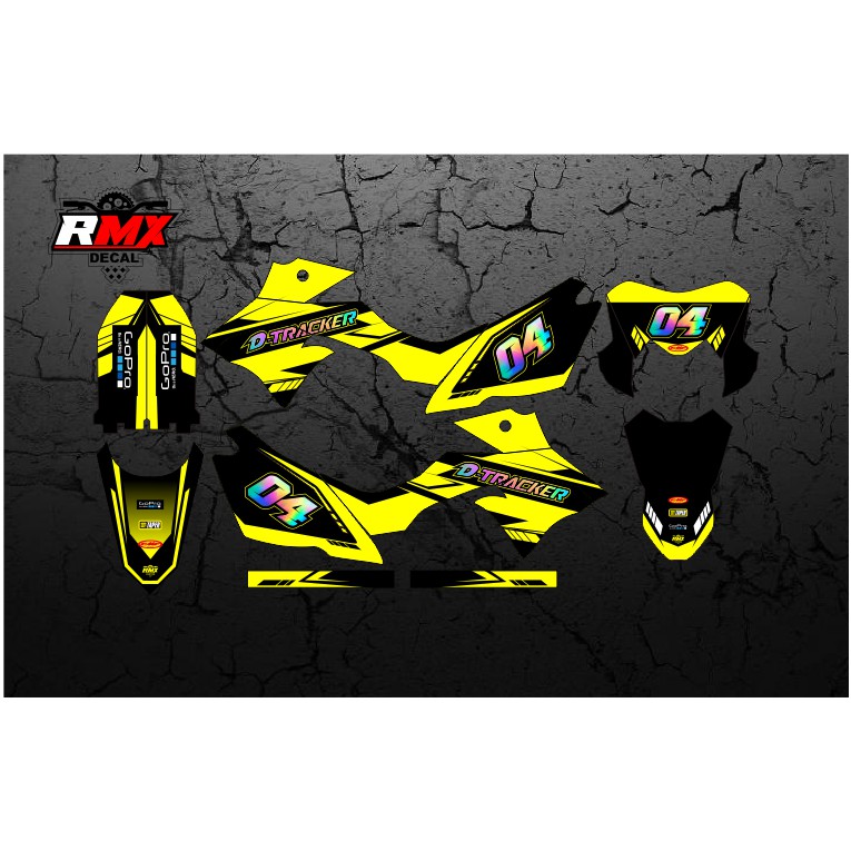 DECAL DTRACKER FULLBODY (009) DEKAL STIKER D-TRACKER DTX 150 SE 2016 2017 2018 2019 2020 2021 2022 H
