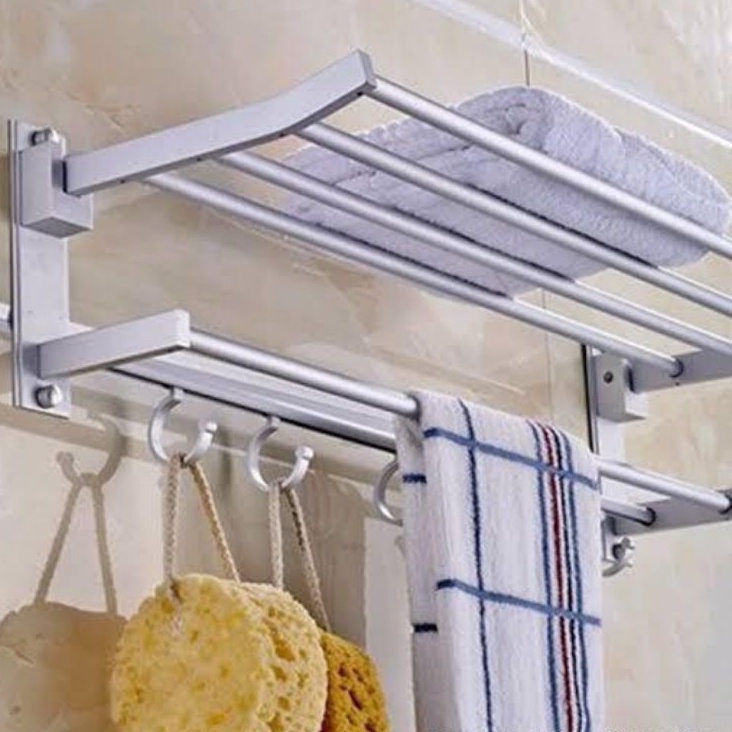 RAK HANDUK KAMAR MANDI ALUMUNIUM