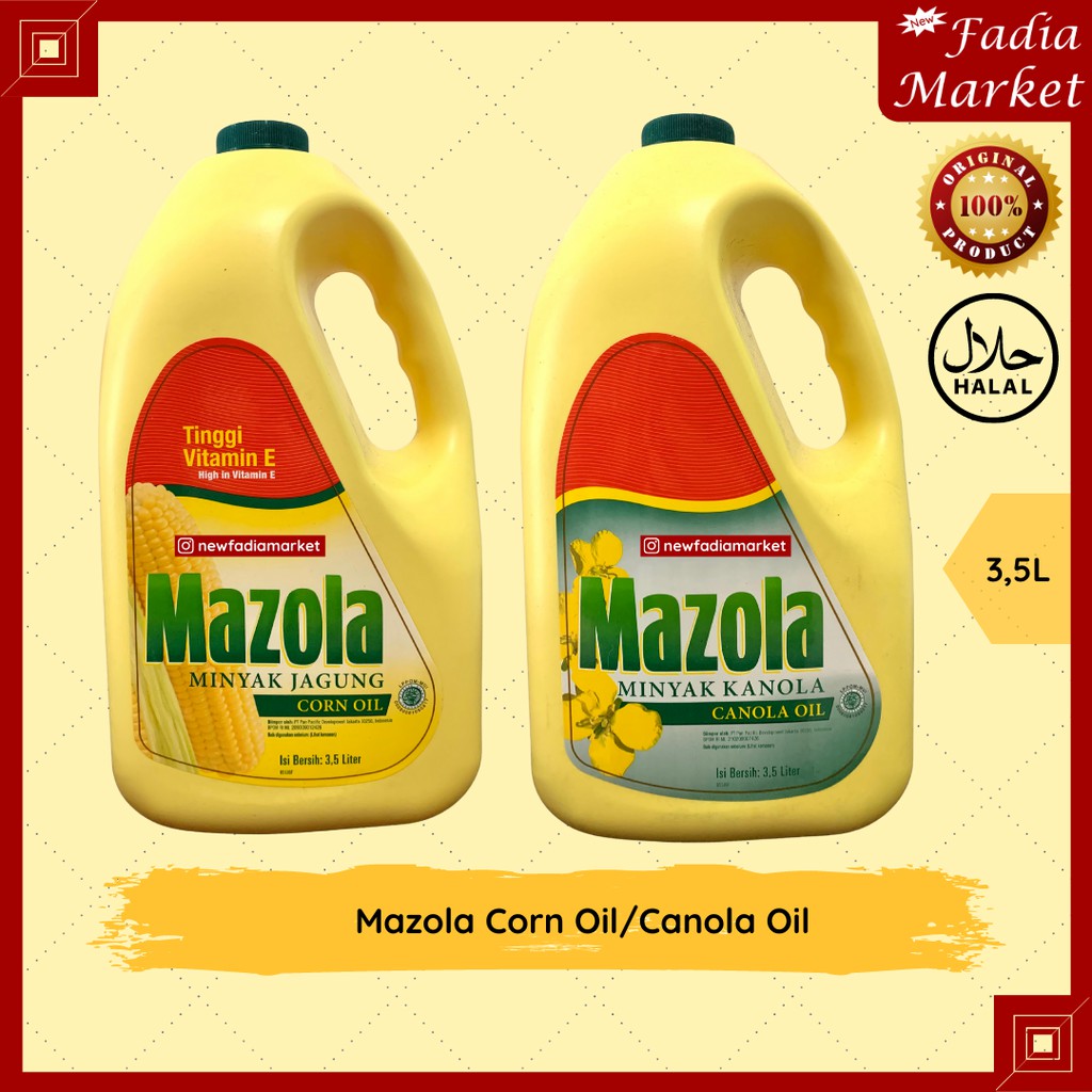 Jual Mazola Corn Oilcanola Oil Minyak Jagungminyak Kanola Jerrycan