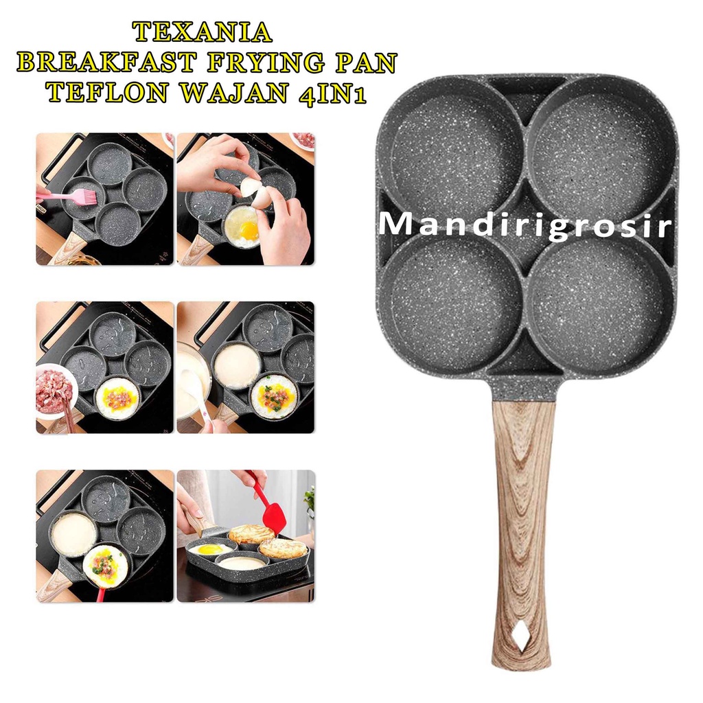 Breakfast Frying Pan * Texania * Teflon Wajan Anti lengket * Penggorengan