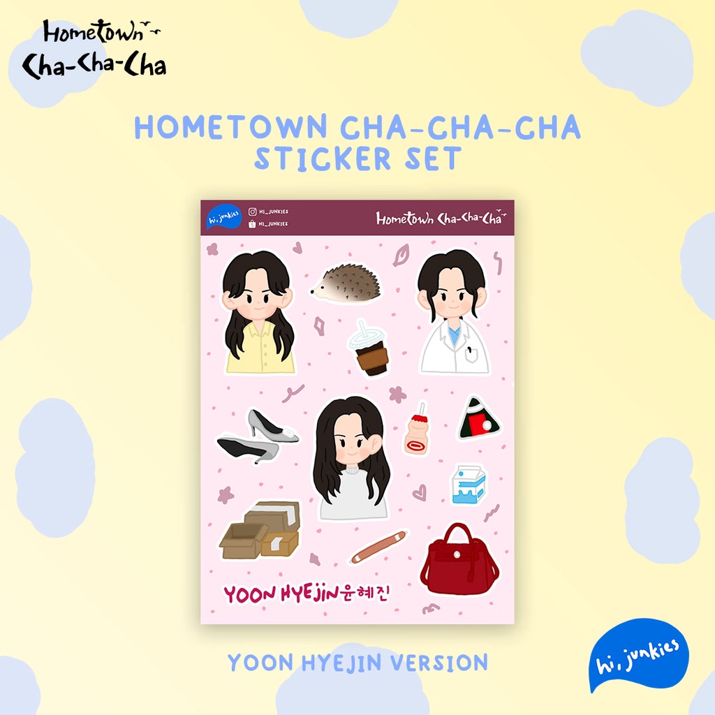 

Hometown Cha Cha Cha Sticker Set Yoon Hye Jin (Shin Min Ah)