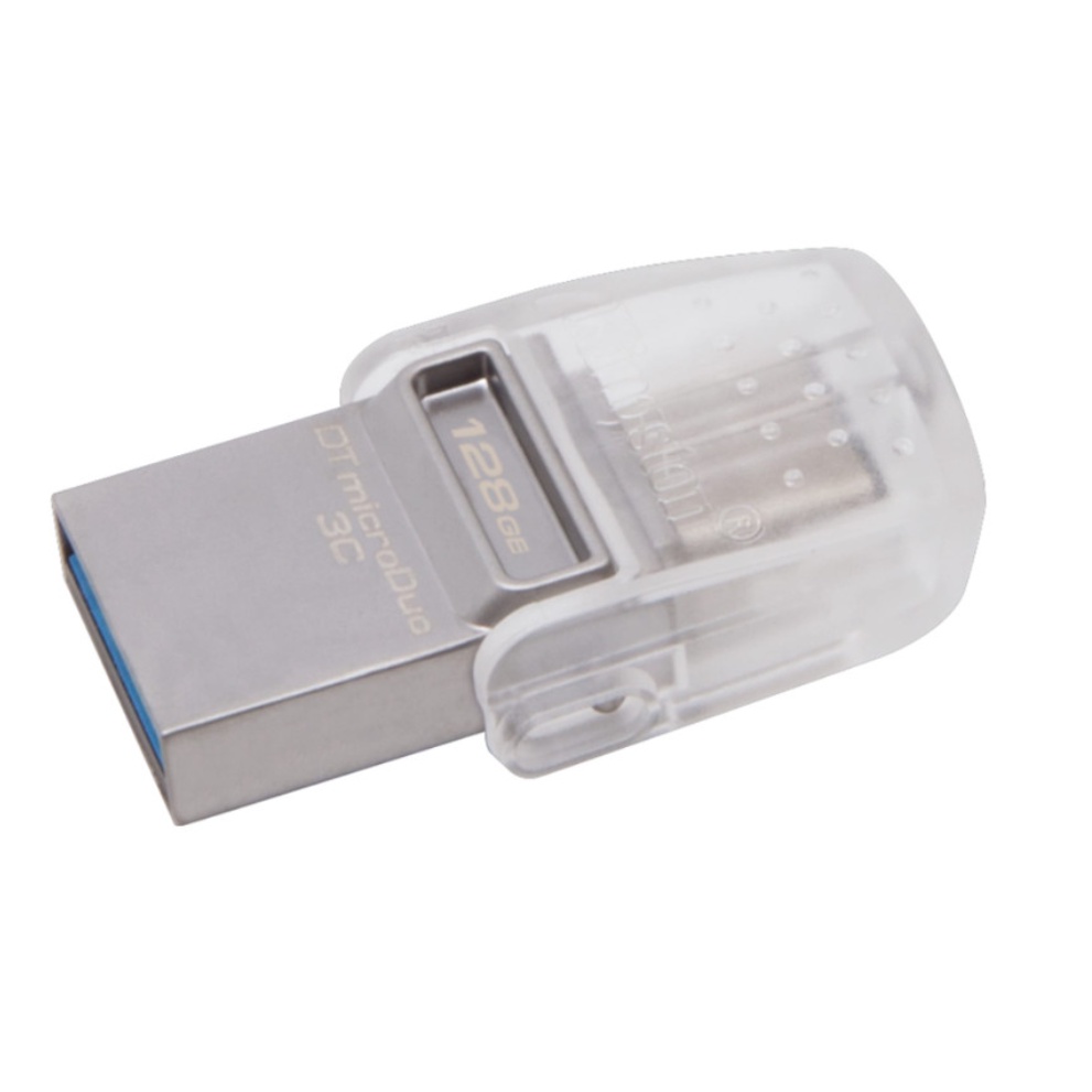 Kingston Flash Drive OTG Disk DTDUO3C 128GB USB 3.2 Garansi Flashdisk