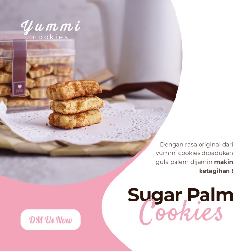 

SUGAR PALM COOKIES KUE LEBARAN KEMASAN 500gr