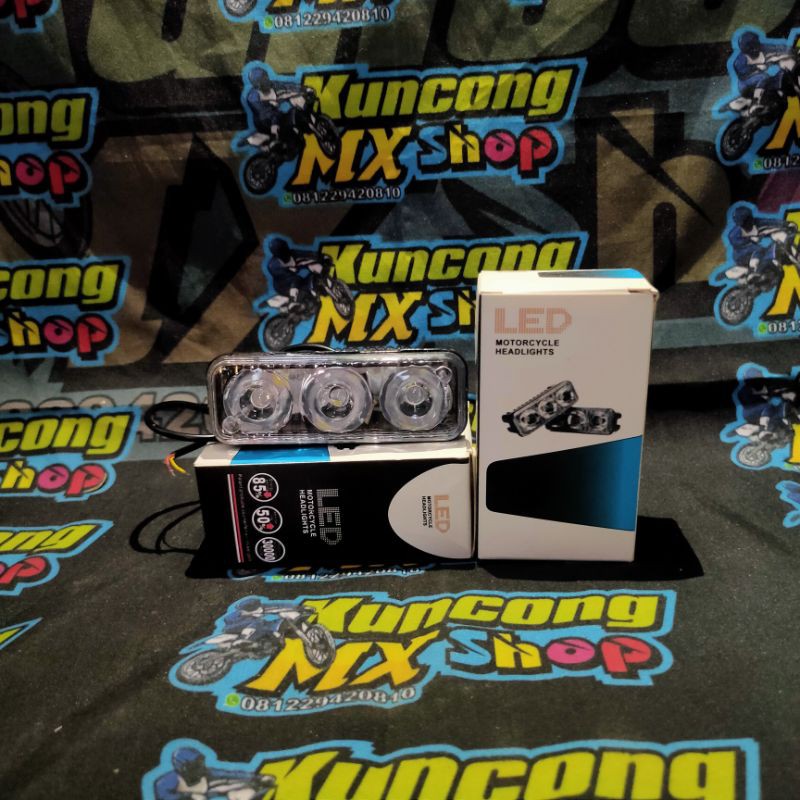 LAMPU LED 3 MATA DI JAMIN TERANG