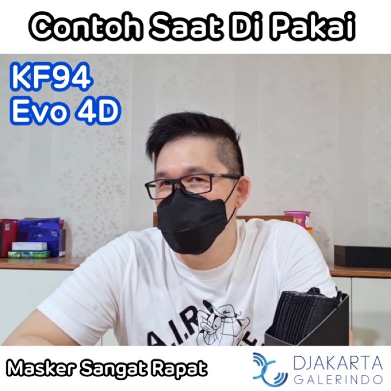 Masker EVO 4D Med Plus KF94 3 Masker Korea