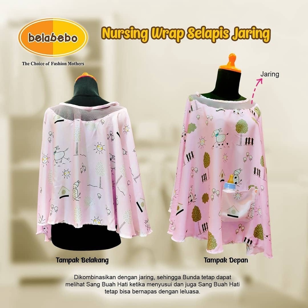 Belabebo Nursing Wrap Selapis Jaring BB-019