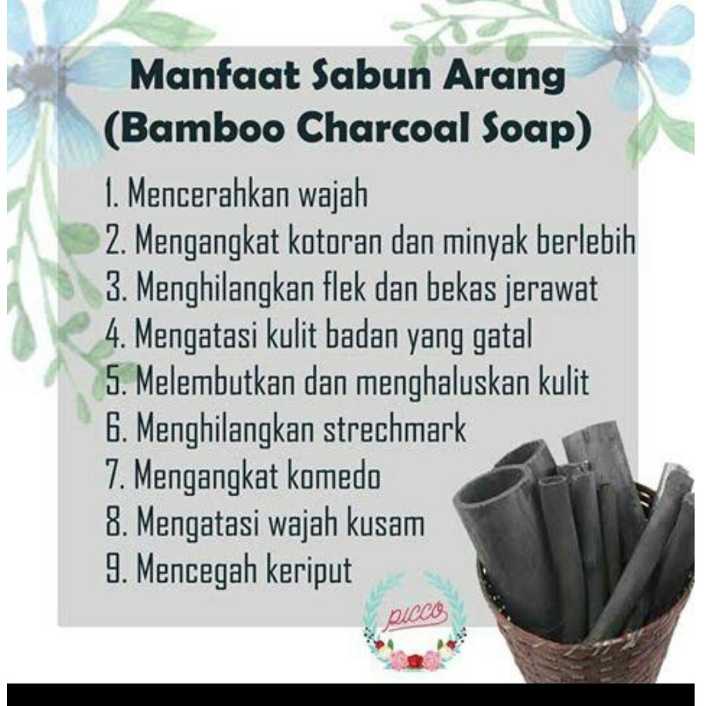 Charcoal Soap Hanasui Sabun Pembersih Kulit Wajah Pria dan Wanita Ori BPOM With Scrub Sabun Cuci Muka Pencerah Wajah 5