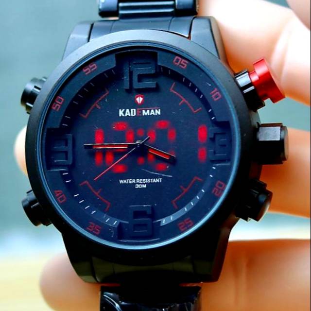 Jam Tangan Pria KADEMAN 194927 - ORIGINAL- Water Resistant 30M.