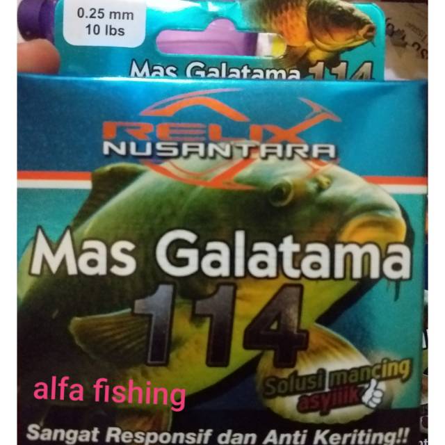 Senar relix mas galatama 0.25