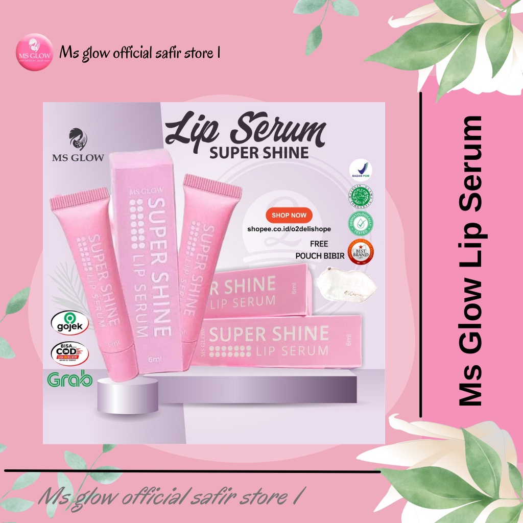 MS Glow Lip Serum Lipstik Original Asli