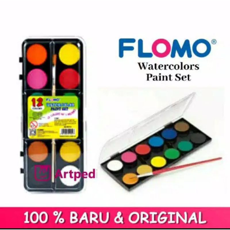 

Cat air 12 warna foto dengan brush