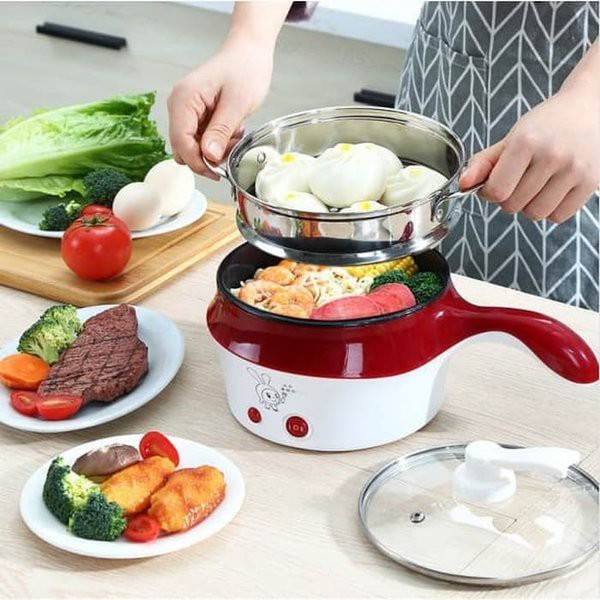 Panci Elektrik Listrik Multifunctional / Electric Fry Pan / Panci Listrik Panci Lapisan Keramik