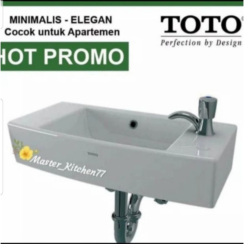 WASTAFEL TOTO LW 248 JT FULL SET TOTO/ TEMPAT CUCI TANGAN TOTO LW248JT