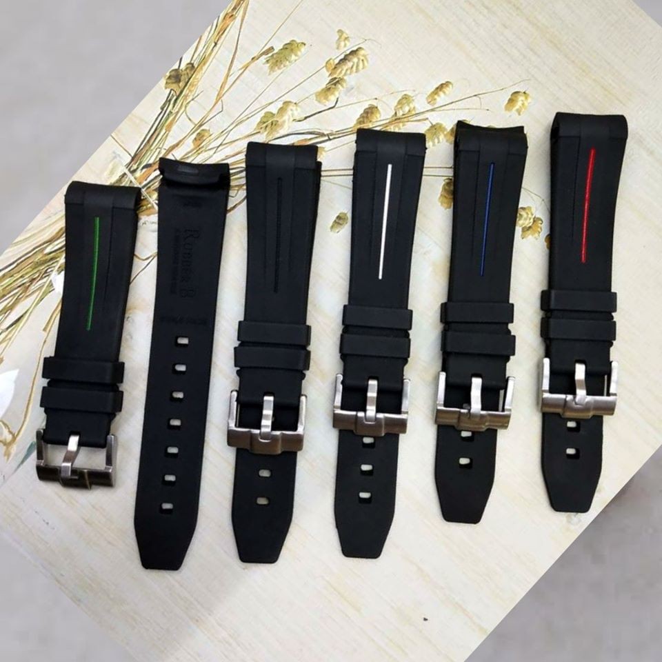 Strap Rubber jam Rolex GMT ukuran 20mm.