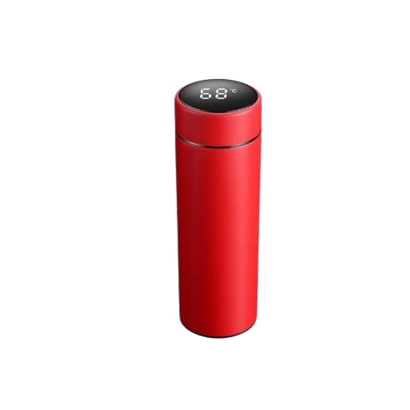 Thermos Air Panas Mini stenlis 500ml LED Display Suhu Temperatur-Termos Air Panas 500ml stainless Tahan 24 Jam-Smart Termos Layar Sentuh Menampilkan Suhu-Tumbler Thermos Temperature LED Display Vaccum Termos Suhu