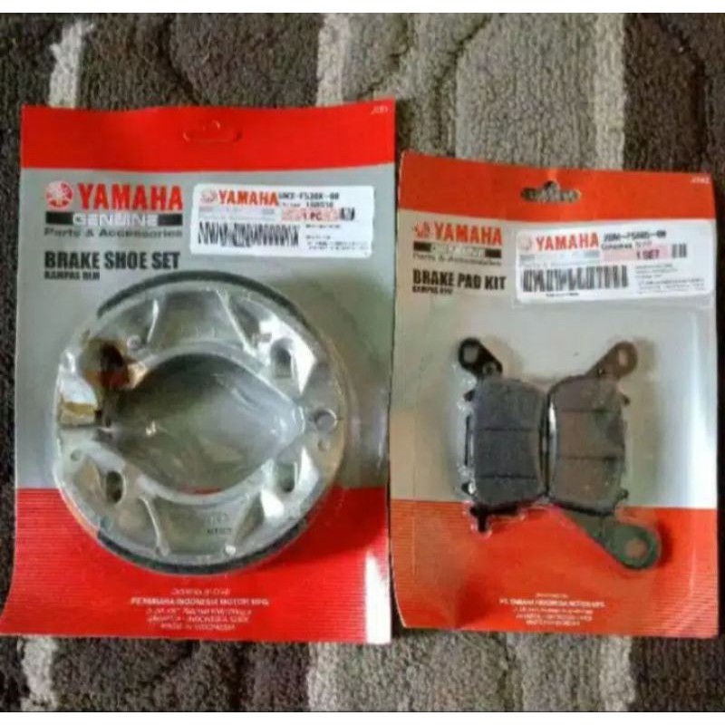 Kampas rem set depan belakang Aerox-mio m3-mio S-ori