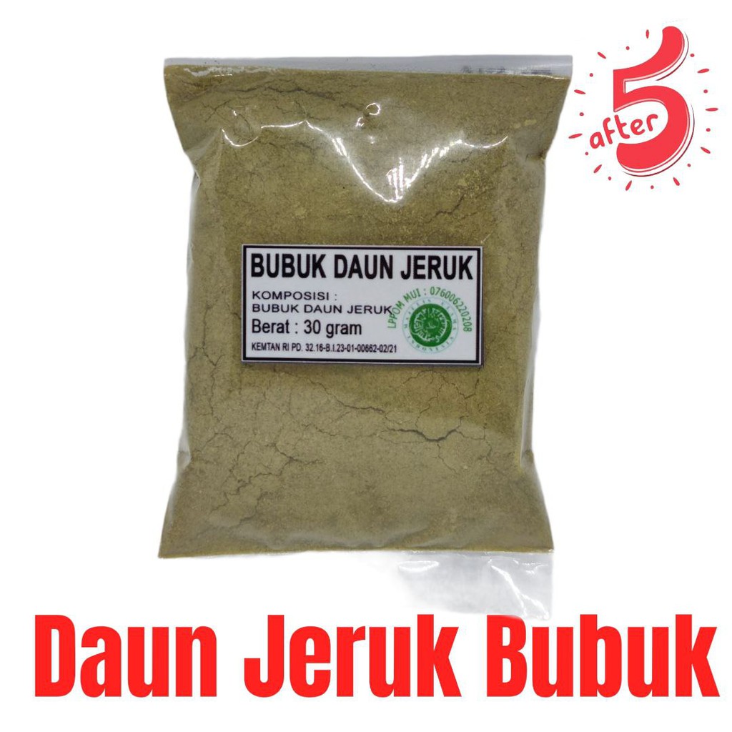 

Daun Jeruk Bubuk / Ground kaffir leaf 30g
