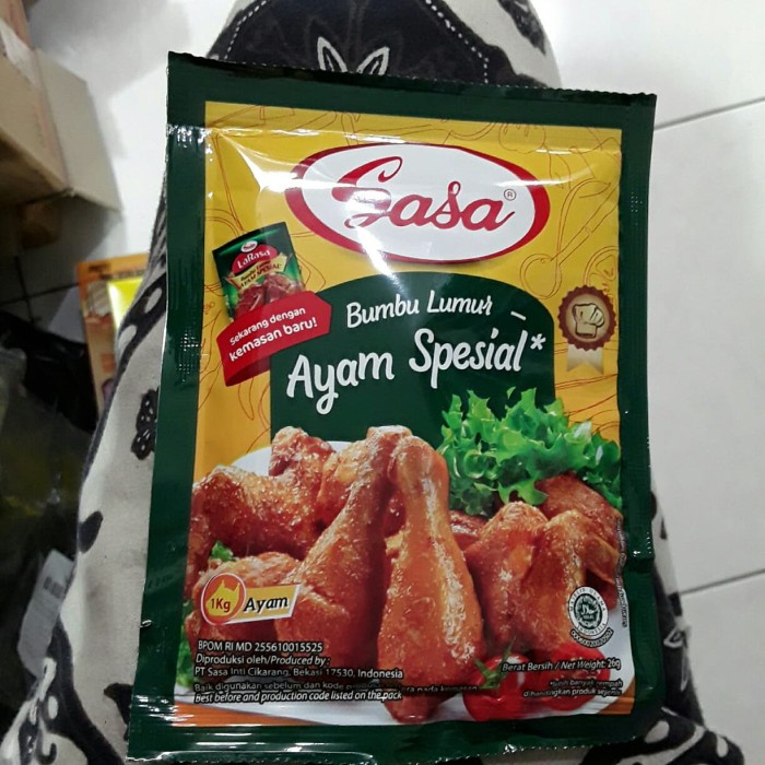 

Instan-Masak-Bumbu- Sasa Larasa Bumbu Lumur Ayam Spesial 26Gram -Bumbu-Masak-Instan.