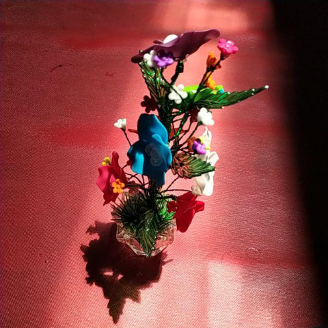 Pajangan Bunga Hias Akrilik D Rainbow Dekorasi Akrilik