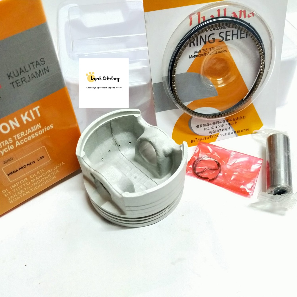 PISTON KIT MEGA PRO NEW SEHER SET MEGA PRO NEW / SEHER VERZA OS STD 25 50 75 100 THALLAND