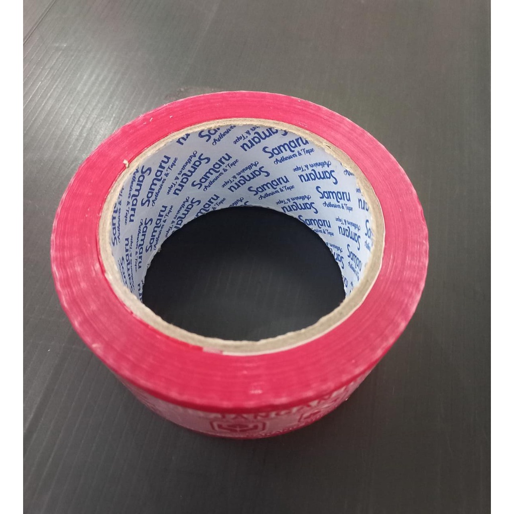 

Lakban Fragile Warna Merah Samaru 2" 48 mm x 90 Yard / Packing Tape Fragile / Fragile
