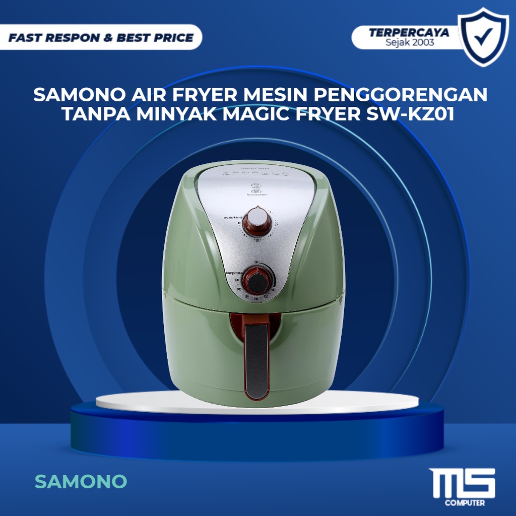 Samono SWKZ01 Air Fryer 4.5L Alat Penggorengan Tanpa Minyak SW-KZ01