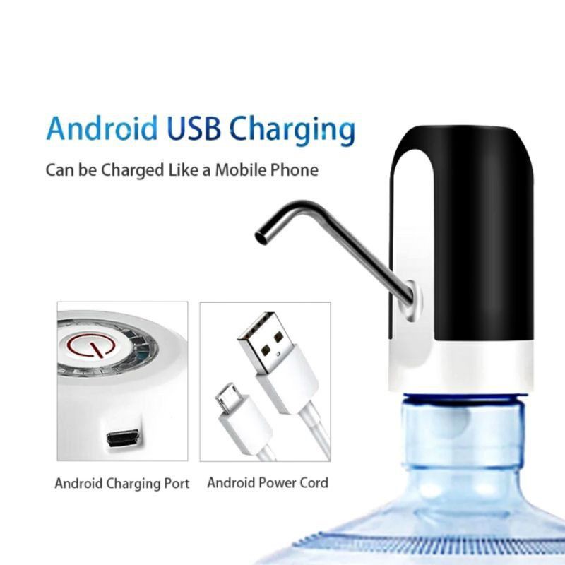 DISPENSER POMPA GALON ELEKTRIK USB CHARGING