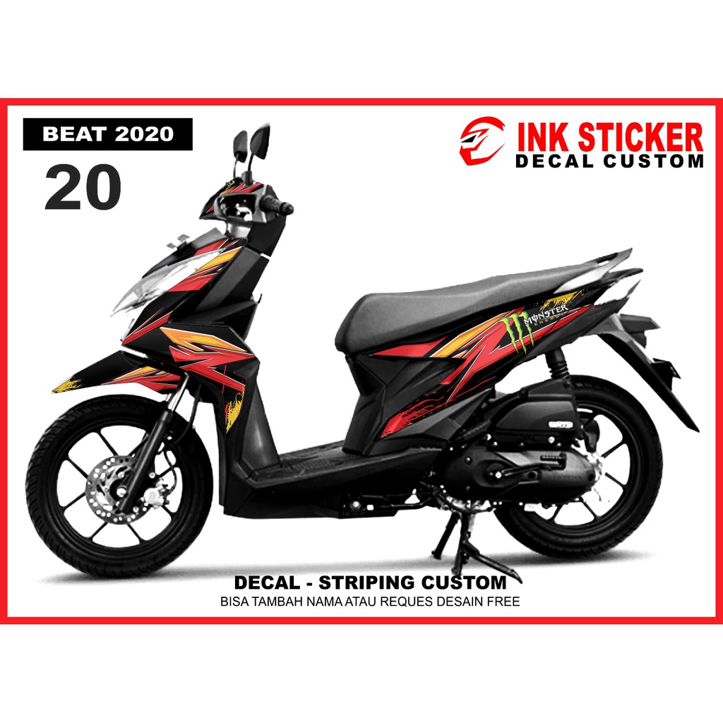 Sticker Decal BEAT2020 20 motif Monster